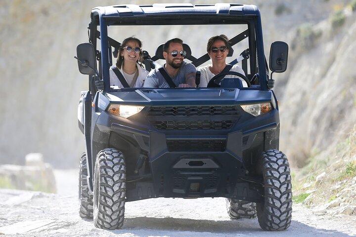 Från Malta: Gozo 4x4 UTV Tour med Comino Mini Cruise
