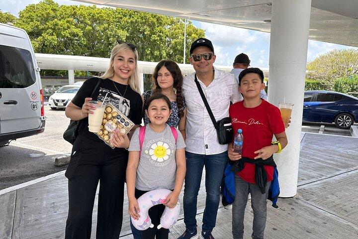 Traslado compartido al aeropuerto de Cancún
