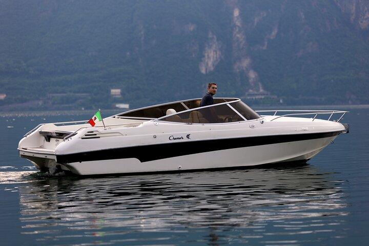 Lago de Como Tour de barco privado de dia inteiro