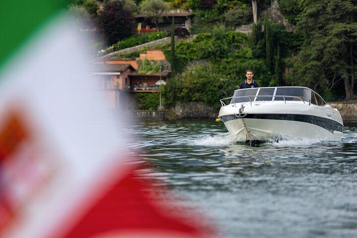 Lago de Como Tour de barco privado de dia inteiro