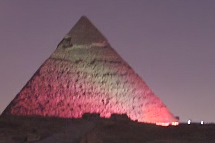 Pyramids View Sunset 3 uur met diner en winkelen