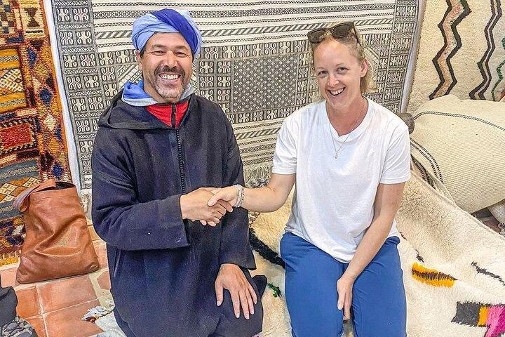 Berber Mattor Marrakech Shopping Tour med frakt tillgänglig