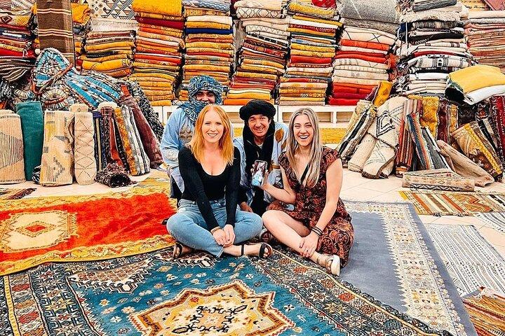 Berber Mattor Marrakech Shopping Tour med frakt tillgänglig