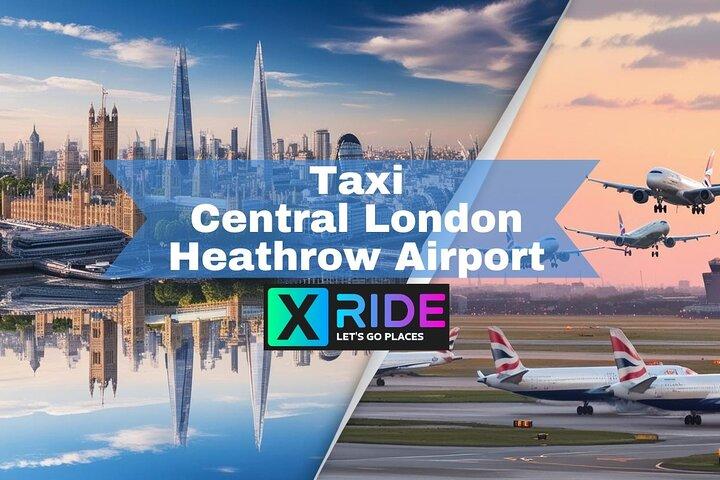 Transferências privadas de táxi de/para o centro de Londres
