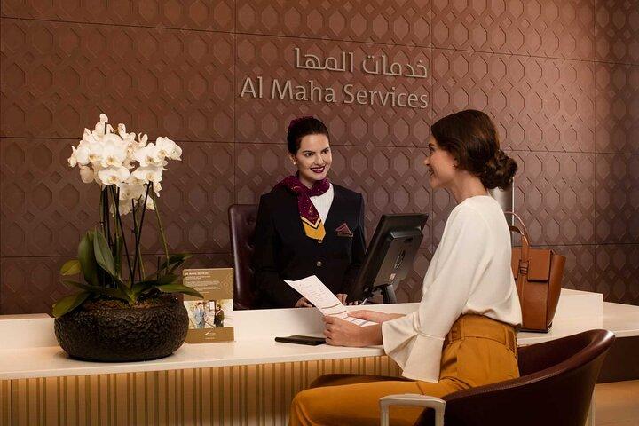 カタール: ドーハ・ハマド国際空港 (DOH) アル・マハ ラウンジ
