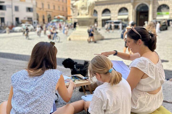 Private Family Scavenger Hunt & Art Lab Tour – Roma