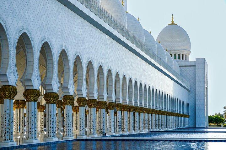 Visite privée de la grande mosquée Sheikh Zayed d'Abou Dabi