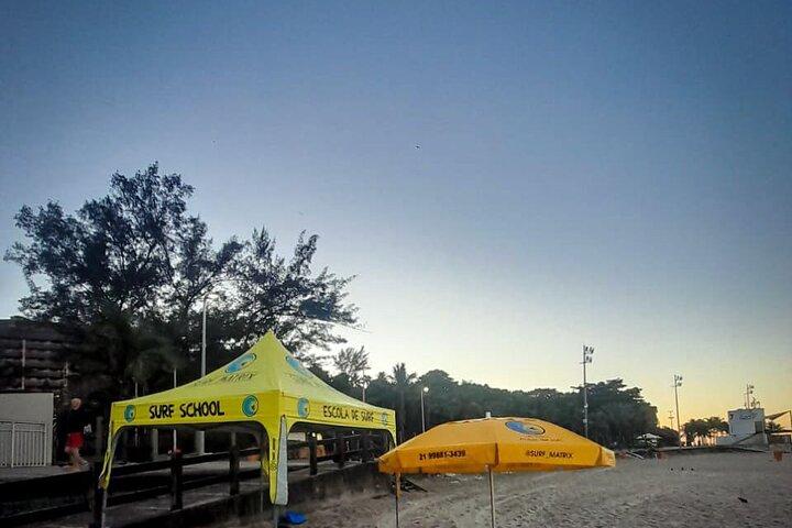Surflektioner på Arpoador i Ipanema