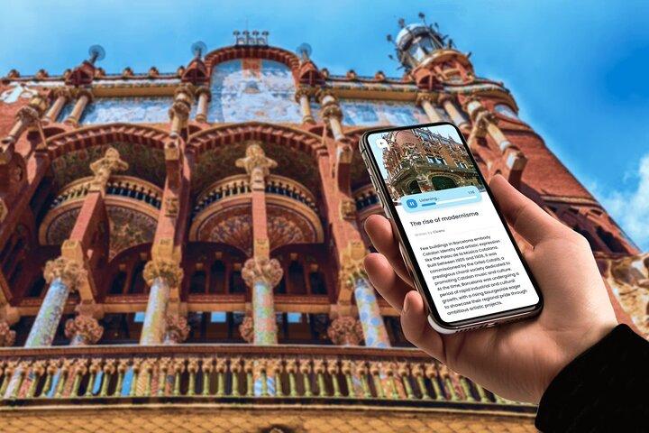 Barcelona selvguided by vandretur med lyd og quizzer
