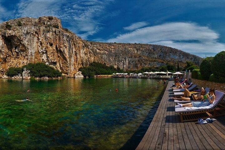 Esplora il Lago Vouliagmeni e il Tempio di Poseidone Tour privato