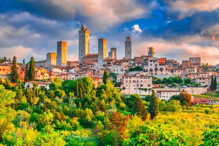 Excursion privée d'une journée de Florence à Sienne et San Gimignano