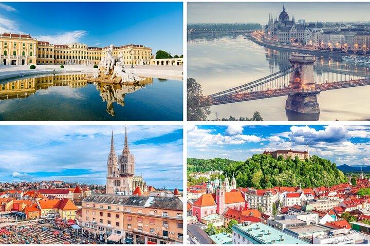 Wien Ljubljana Zagreb Budapest Mehrtagestour