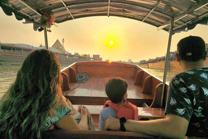 Ayutthaya + Sunset Boat Tour + Iluminação da noite