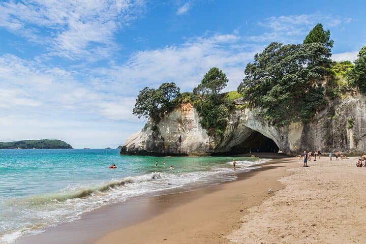 Cathedral Cove with the Lost Spring Hidden Spa