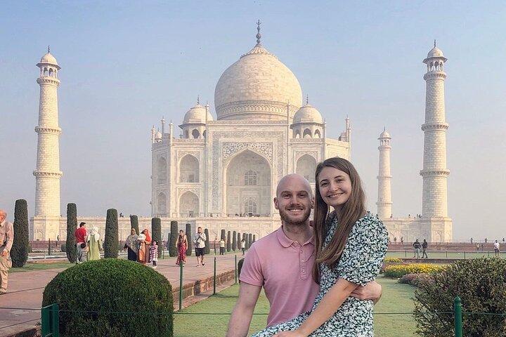 Tour dell'alba del Taj Mahal e del forte di Agra da Jaipur