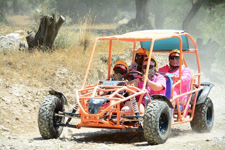 Side/Alanya : 4 - in - 1 Buggy Safari, Rafting, Zipline & Jeep Safari