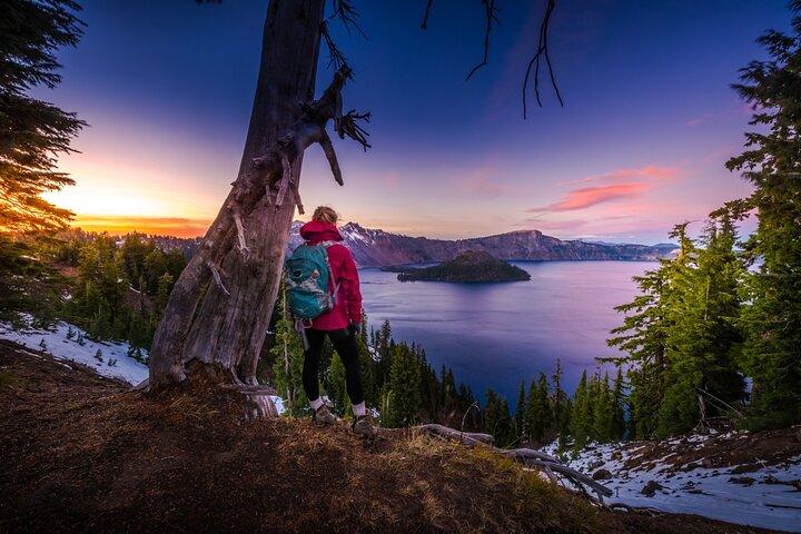 Tour de audio de conducción autoguiada en Crater Lake