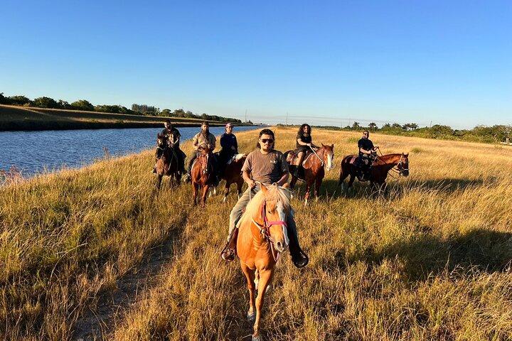 Équitation dans la campagne de Miami