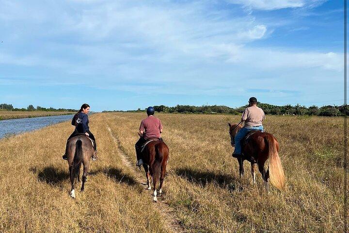 Équitation dans la campagne de Miami