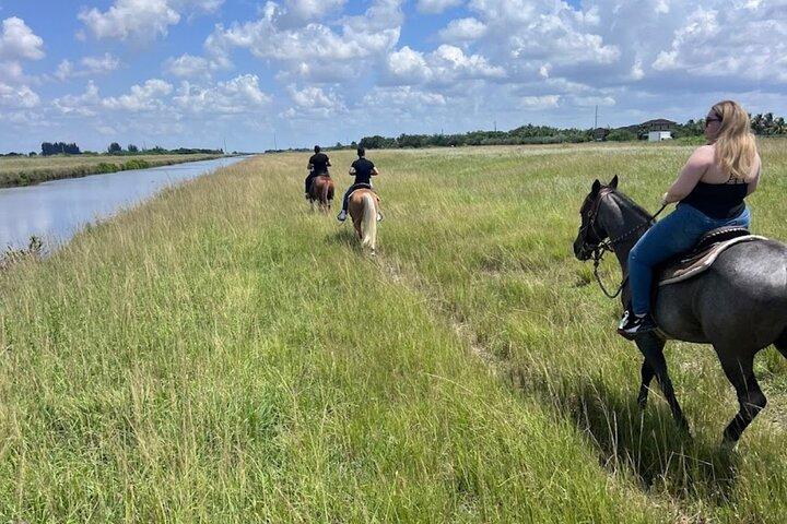 Équitation dans la campagne de Miami