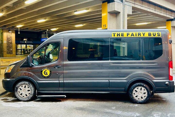 Calgary YYC Flygplats till Banff Delad shuttle