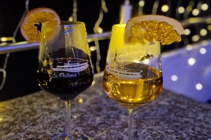 Crucero navideño de 1 hora con vino caliente por Coblenza