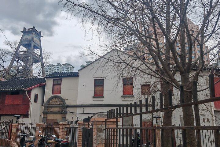 Stadtspaziergang des ehemaligen ummauerten alten Shanghai