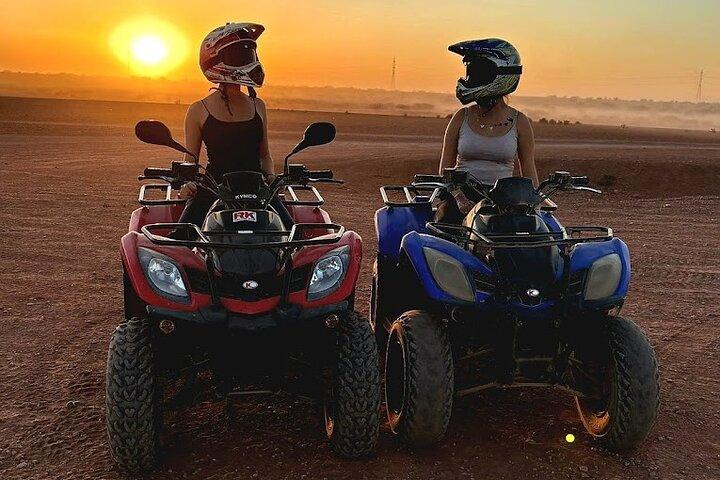 Quad Bike Tour in Marrakech's Palmeraie Desert with Hotel Pick up