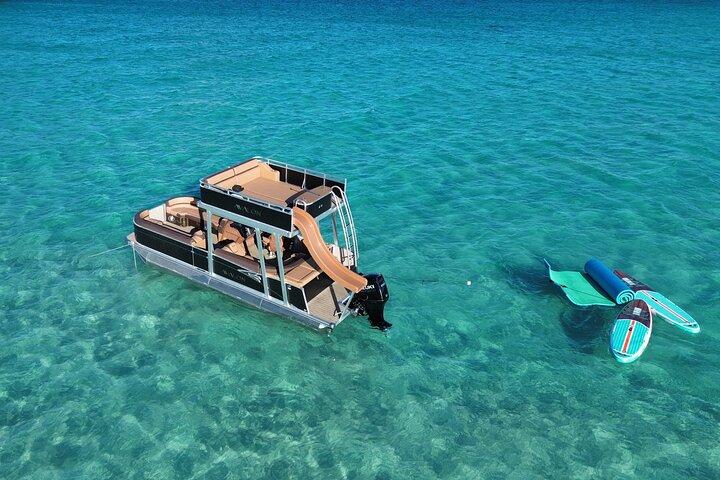 Private Crab Island Luxus-Rutsche Ponton Charter