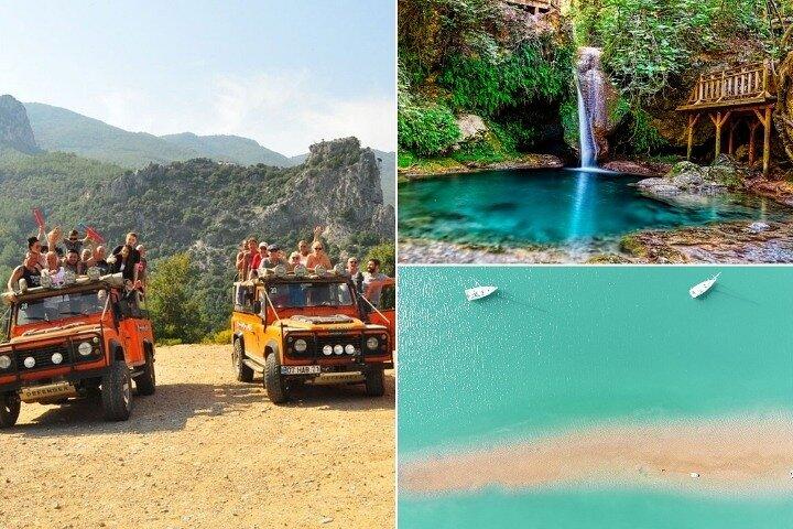 Marmaris / Icmeler : ジープサファリ（ランチ、ウォーターフォール、ウォーターファイト付き）