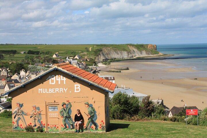 Excursion d'une journée en side-car à Bayeux: Omaha, Arromanches & Pointe du Hoc