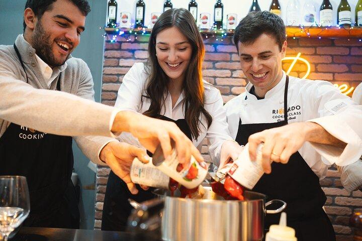 Rome Pasta Making Class with Italian Sauces and Wine Included