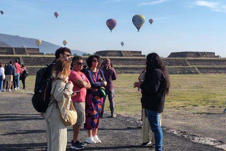 Privé Teotihuacan-piramides met archeoloog