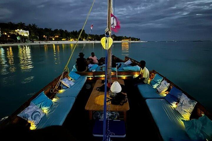Exclusieve Private Sunset Diner Vaar langs de noordkust van Zanzibar