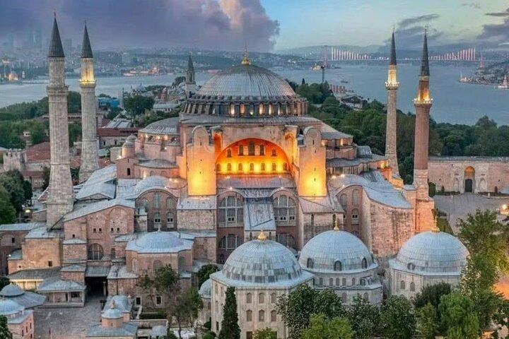 Halve dag middag Istanbul Sultanahmet en Hagia Sophia Tour