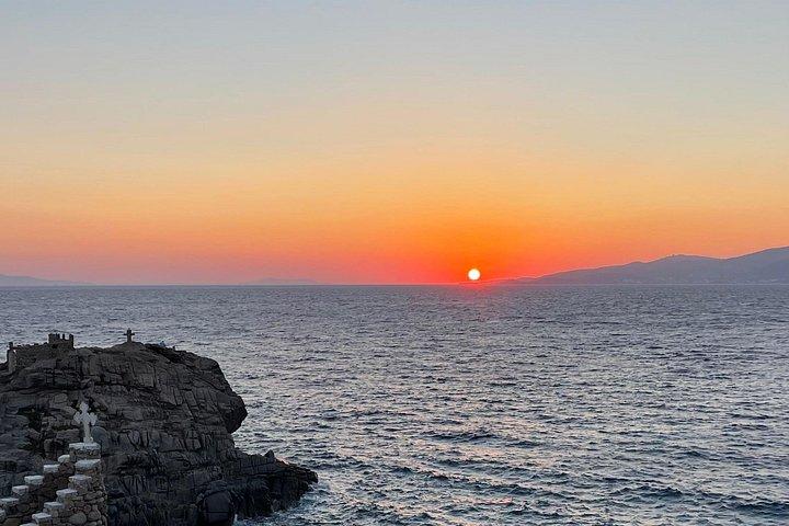 Private Mykonos Sunset Panoramic Tour from Fabrika