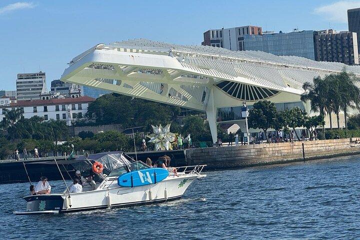 Tour privado en lancha rápida en Río de Janeiro con aperitivos y bebidas