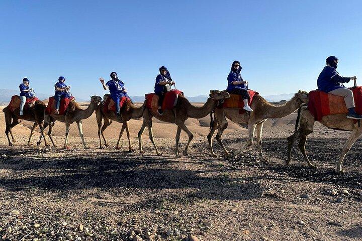 Marrakech: Agafay Desert Dinner, Camel Ride & Quad rijden.