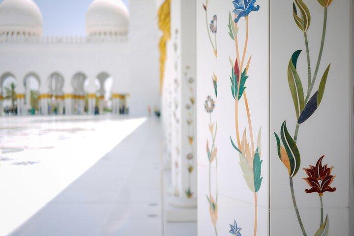 Visite privée de la grande mosquée Sheikh Zayed d'Abou Dabi