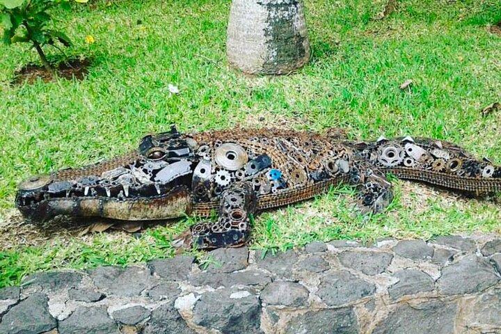南モーリシャス: クロコダイルパーク、7色アースとランチ