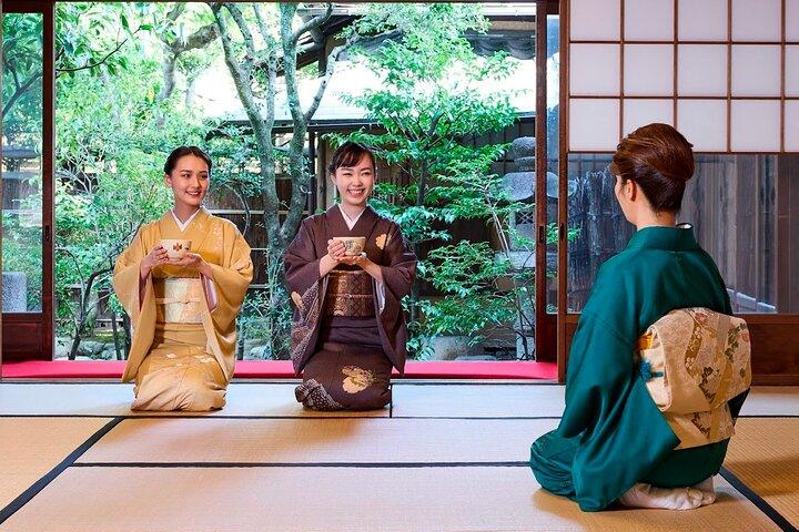 Cerimonia del tè Kimono a Kyoto Maikoya, Karasuma Shijo