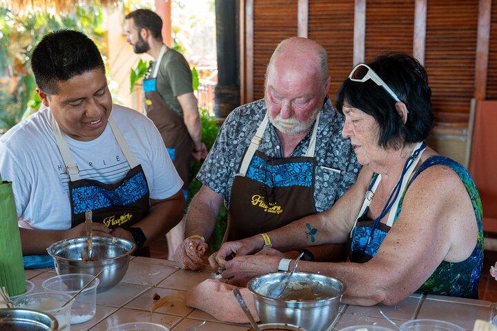 ワトゥルコの海を眺めながらのメキシコ料理教室