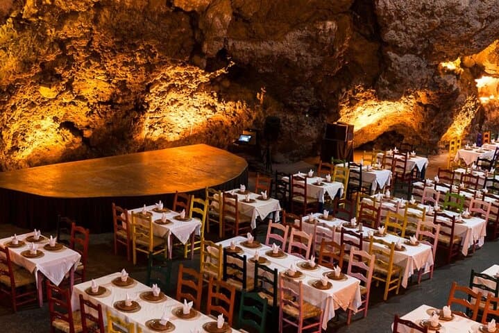 La Gruta Cave Restaurant.Teotihuacan Pyramids Walking Experience
