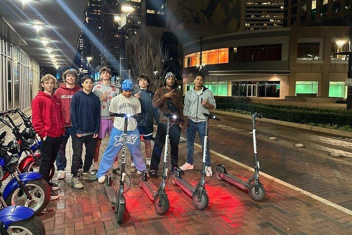 S2 Pro E Scooter met gids in het centrum van Houston