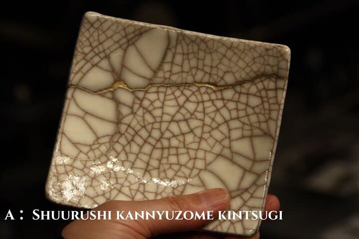 Pure Gold Authentic Kintsugi Ceramic Workshop with Master Artisan