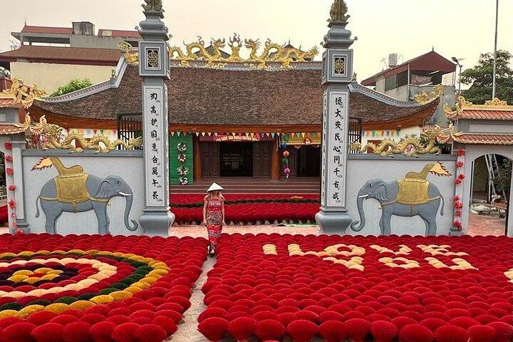 ハノイプライベートツアーズオンラム古代村香村へ