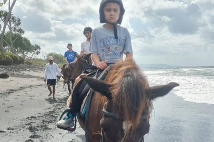 Paseos a caballo en la playa en Bali