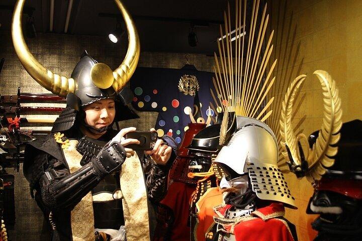 Tokyo Samurai Armor Experience in a Photo Studio