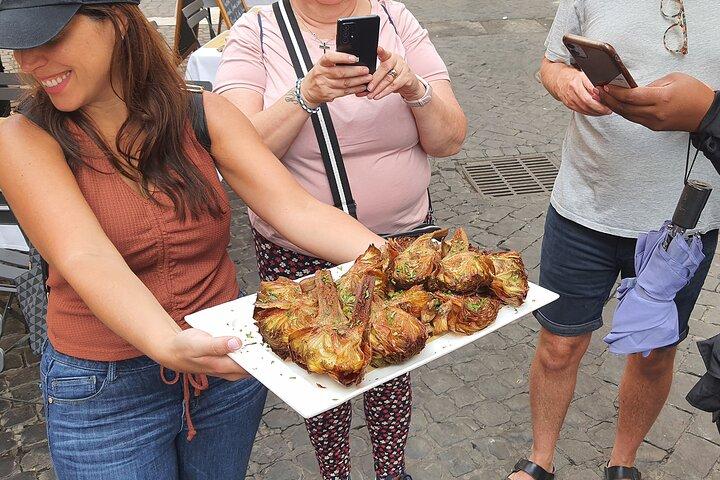 Het beste van Rome Food Tour met privéauto en chauffeur