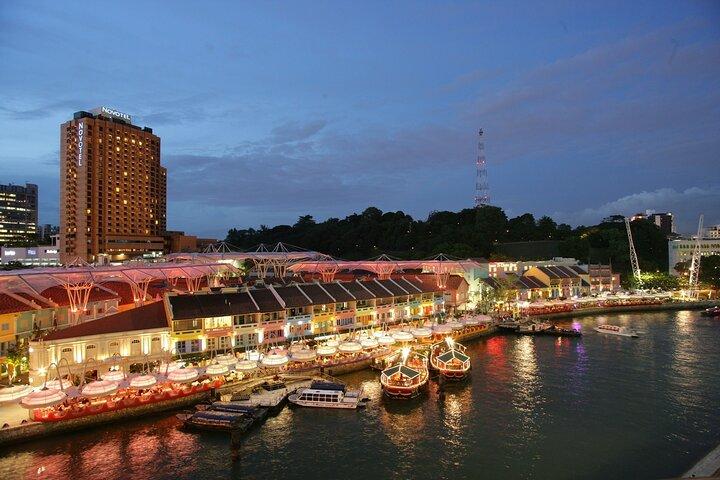 Singapore Night Extravaganza Cruise Light Shows und Satay Delight
